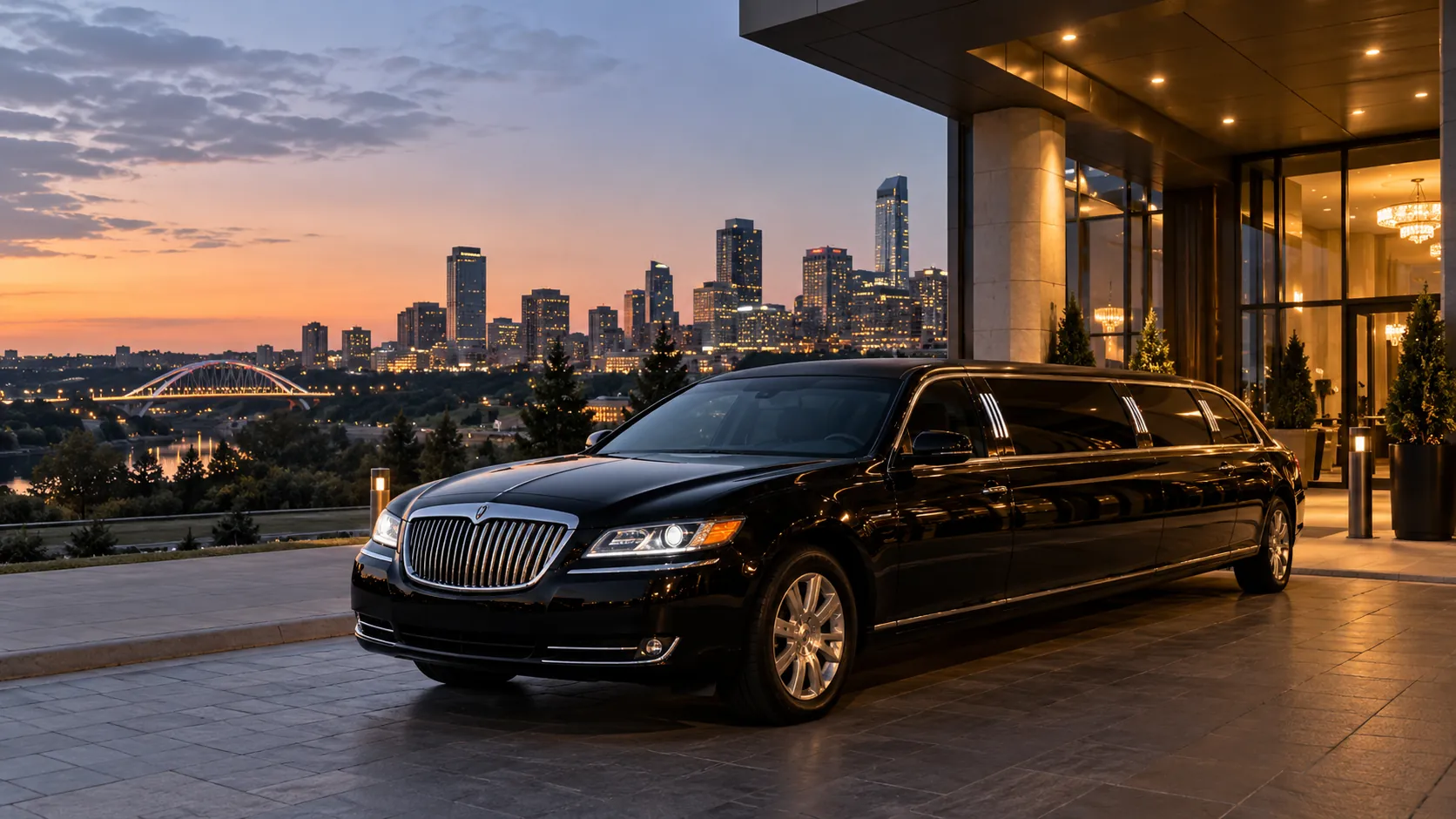Illustrative Edmonton transportation scene for Prom Rates