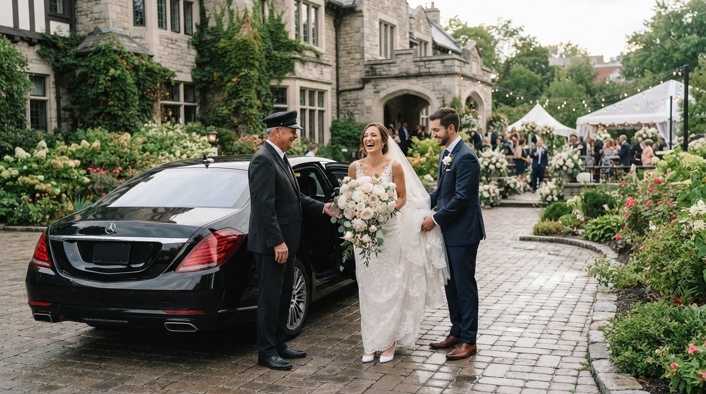 Luxury wedding transportation in Ottawa